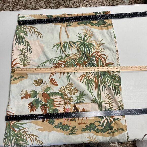 LIZ CLAIBORNE 1990’s Y2K, Hawaiian Novelty Theme Skirt/Swim Cover-up, Size 14 - Picture 6 of 11